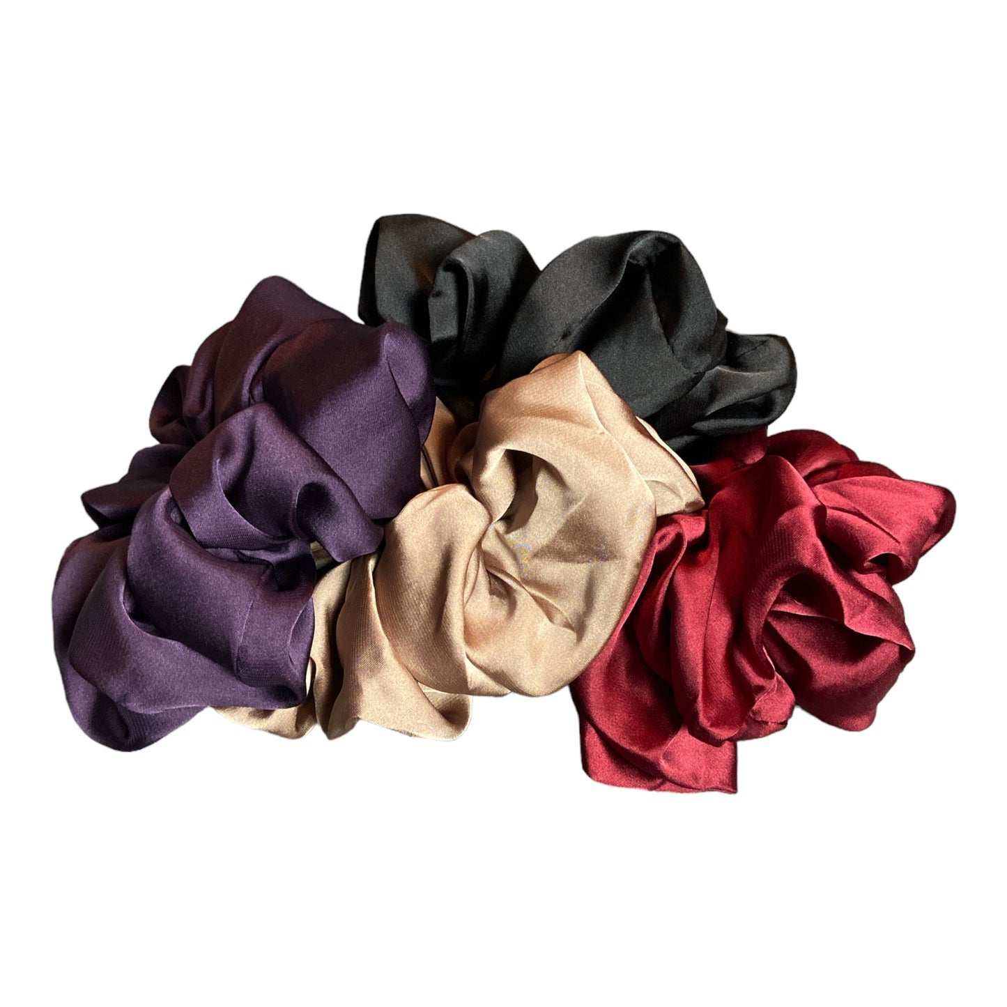 Oversized Satin Silk Scrunchie